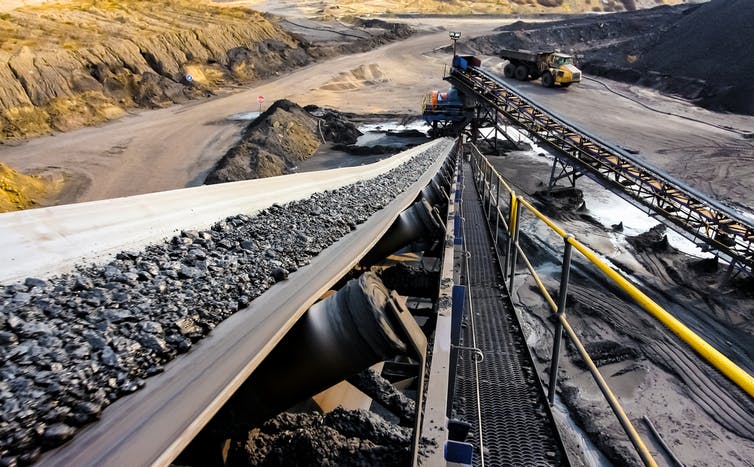 Coal processing in South Africa.
Shutterstock