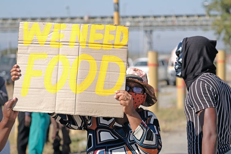 Food insecurity is a daily reality for millions of South Africans. Community organisations can help.
Dino Lloyd/Gallo Images via Getty Images