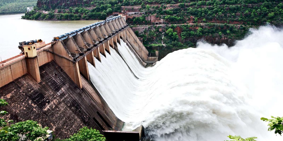 The Srisailam Dam in India. (Credit: Getty Images)