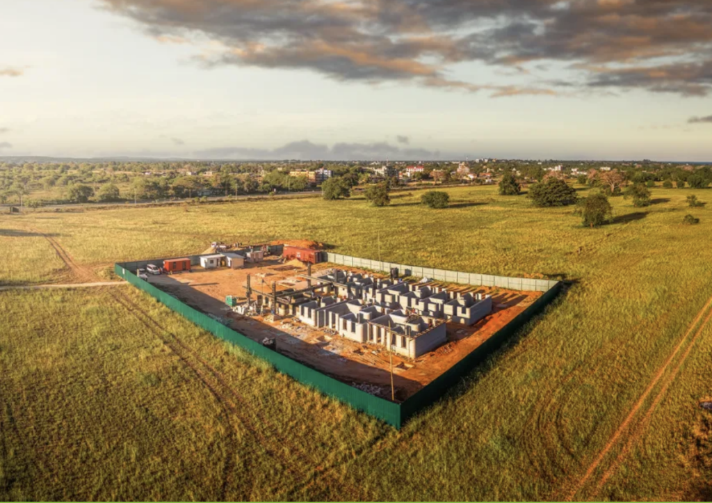 Mvule Gardens, Africa’s largest 3D-printed affordable housing project