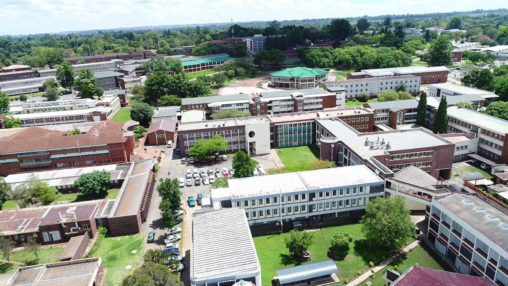 University of Zimbabwe campus from the air